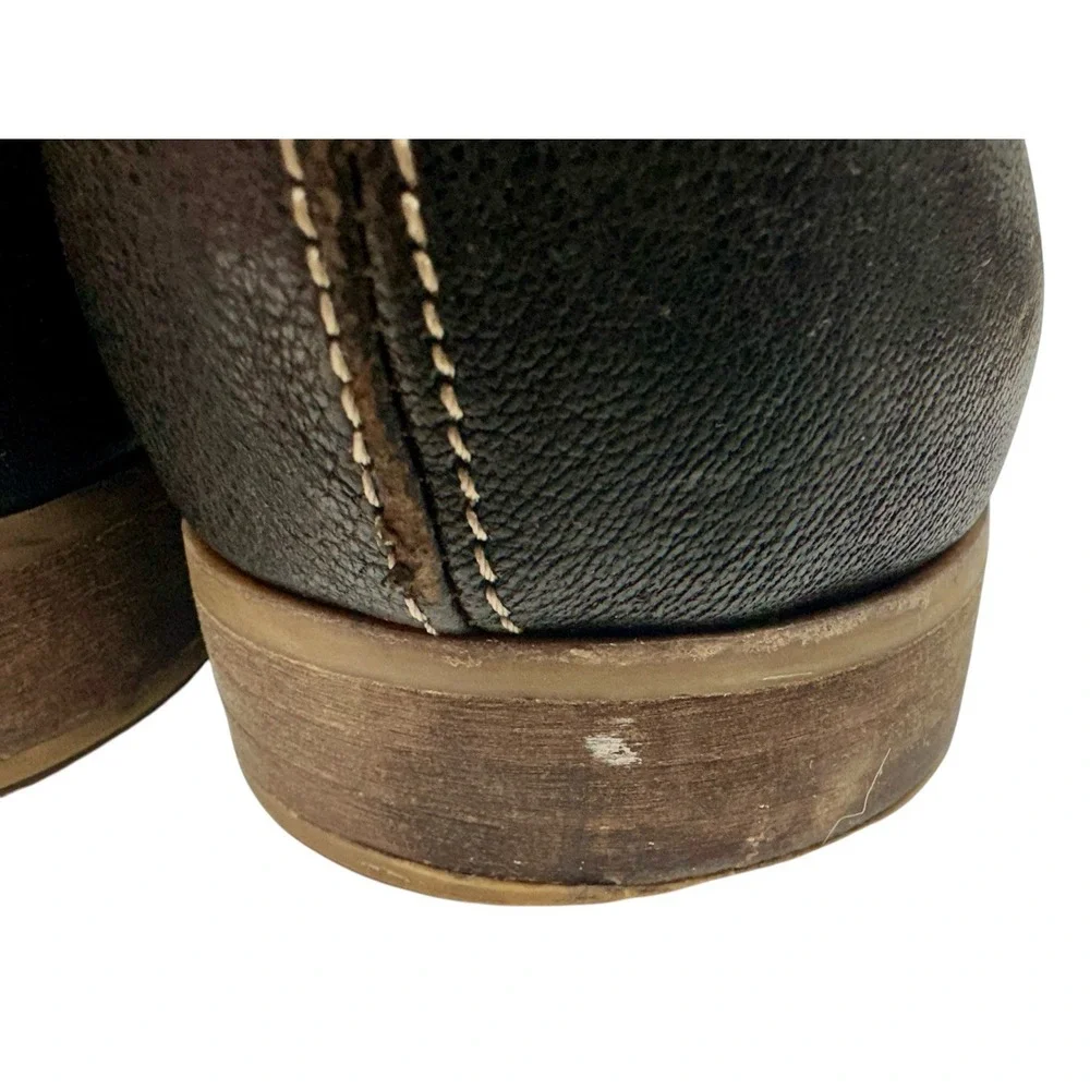 Aldo Brown Leather Ankle Chukka Boots Men's Size 10‎ Preowned